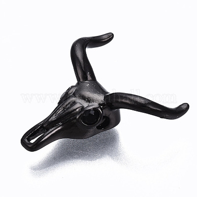 Латунь микропаве черный кубический цирконий ZIRC-T004-95B-1