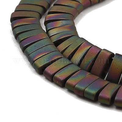 Гальванические нити матовых немагнитных синтетических гематитовых бусин G-G089-A01-06-1