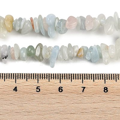 Природные морганит нитей бисера G-F716-03-A-1