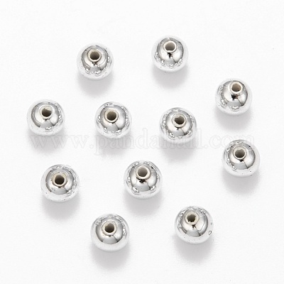 Покрытие пластиковые акриловые круглых бусин PACR-L003-8mm-S-1
