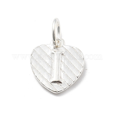 925 серебряное сердце с заглавными буквами STER-S009-13I-S-1