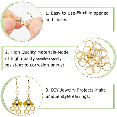 Фурнитура для сережек-гвоздиков из нержавеющей стали 304 STAS-SP0001-07A-1