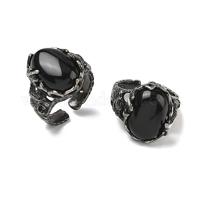 Кольца-манжеты с натуральными и синтетическими драгоценными камнями G-H332-15AS-1