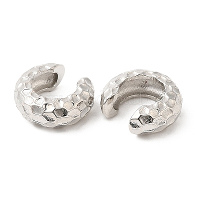 Латунные серьги-каффы для женщин&nbsp;LS-EJEW-Q770-24P-1