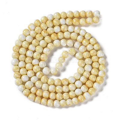 Краска для выпечки стеклянные бусины GLAA-H031-01A-03-1