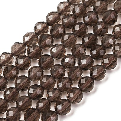 Натуральные ледяные обсидиановые бусинки G-S345-6mm-38-1