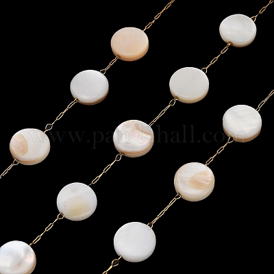 Плоские круглые звенья цепей ручной работы из нержавеющей стали 304 CHS-B011-01A-G-1