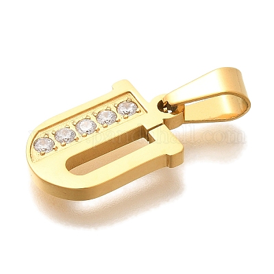 Подвески из нержавеющей стали 304 с ионным покрытием (IP) STAS-U035-01G-U-1