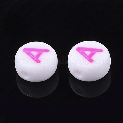 Начальные акриловые бусины X-OACR-E001-20A-1