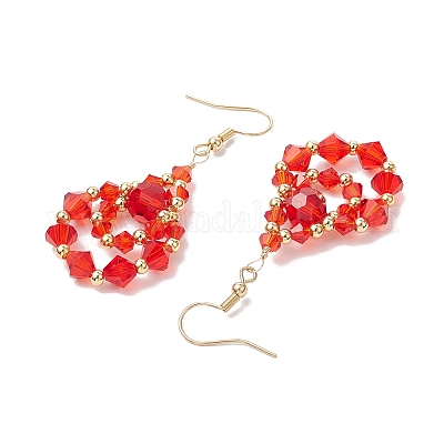 Серьги-подвески из нержавеющей стали 304 EJEW-JE06368-05-1