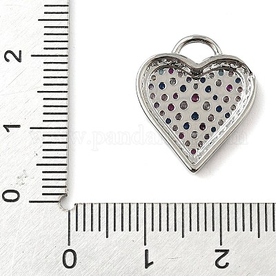 Латунные микро проложить кубического циркония подвески KK-I276-29P-1