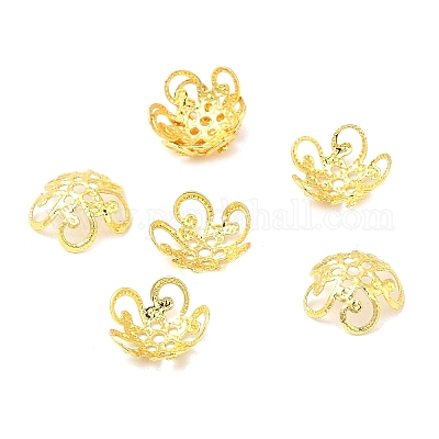 Колпачок из латунных бусин KK-H446-03G-01-1