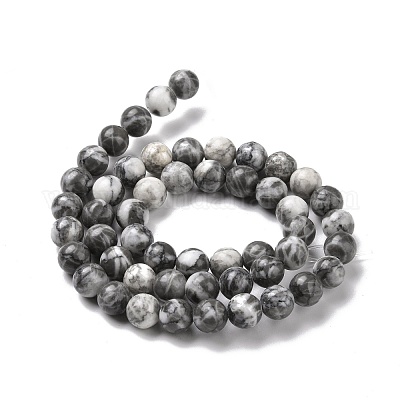 Природного нефрита нитей бисера G-E185-01-1