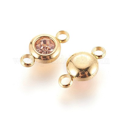 Соединительные элементы из нержавеющей стали 304 со стразами STAS-P237-17G-07-1