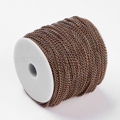 Железные витые цепочки обуздать цепи CHS003Y-R-1