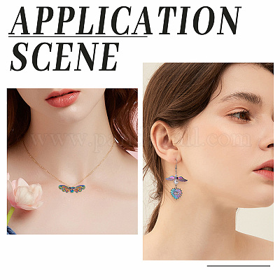 48 шт. 6 стильные бусины из сплава с покрытием FIND-DC0002-05-1