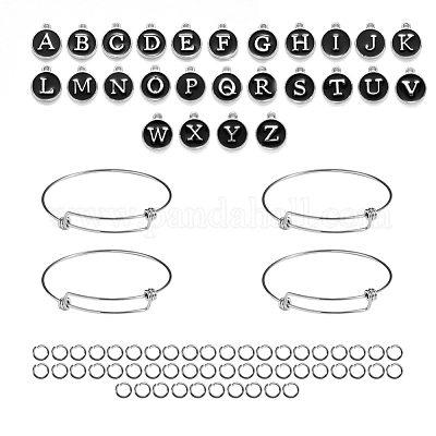 Наборы для изготовления браслетов с буквами DIY-SZ0001-61P-1
