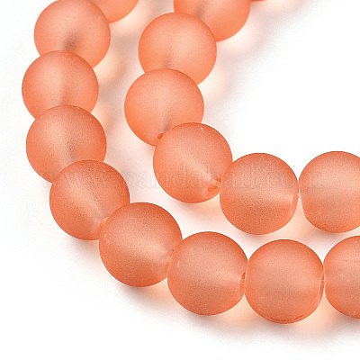 Прозрачные стеклянные бусины GLAA-S031-6mm-33-1-1