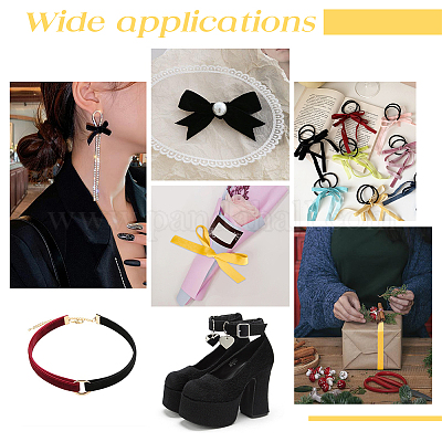 Двухсторонняя бархатная лента SRIB-WH0011-058D-1