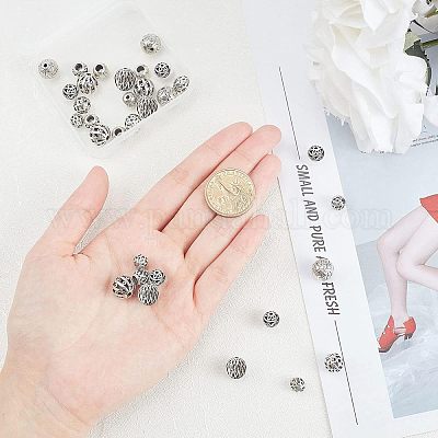 Наборы бусин из латуни и сплава KK-NB0001-25AS-1