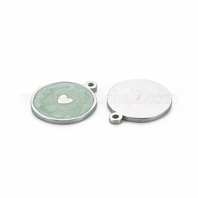 Подвески из нержавеющей стали 304 с эмалью STAS-S117-028-1