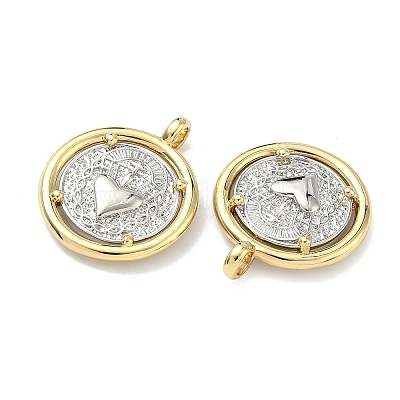 Латунные подвески&nbsp;KK-G555-14GP-1