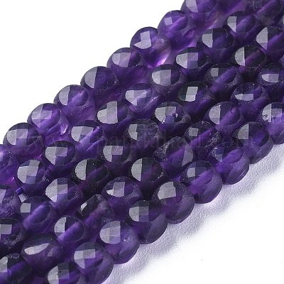Natürlichen Amethyst Perlen Stränge&nbsp;G-E560-A17-1