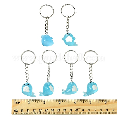 6шт брелок из светящейся смолы KEYC-FS00020-1