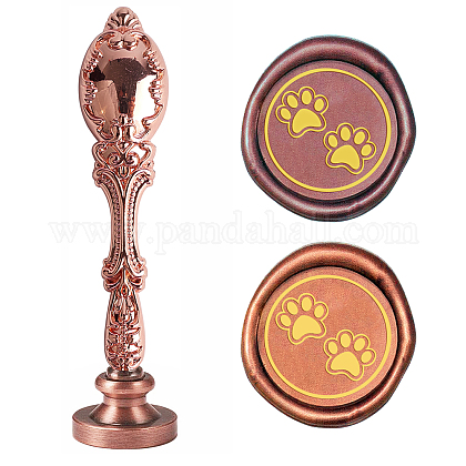 Tampon à Cacheter En Laiton – Sceau Cire Vintage Motif ésotérique