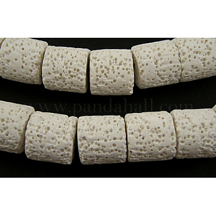 Chapelets de perles de lave naturelle G-O126-02-11-1