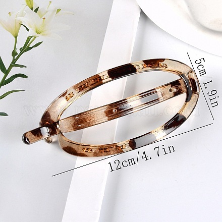 Овальные заколки для волос из смолы&nbsp;PHAR-H001-03D-1