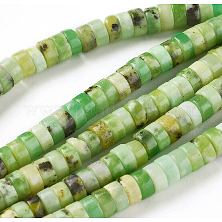 Chapelets de perles en serpentine naturelle G-F612-03-1