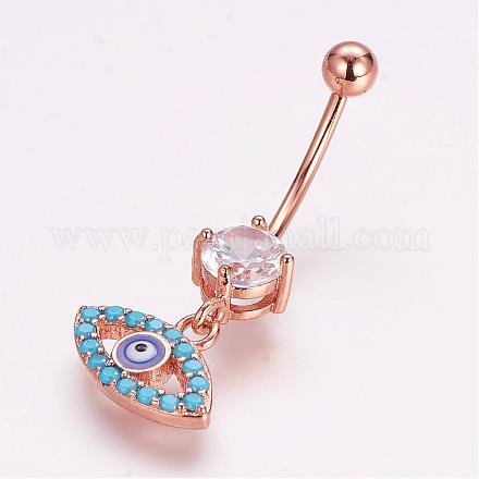Piercing Jewelry ZIRC-J017-15RG-1