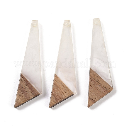 Подвески из смолы и дерева WOOD-F015-15B-1
