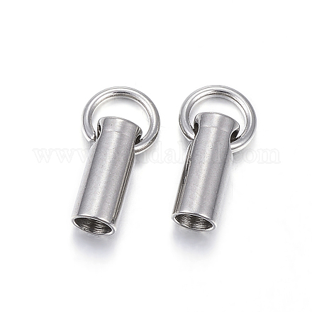 201 Stainless Steel Cord Ends STAS-E120-02-1.5mm-1