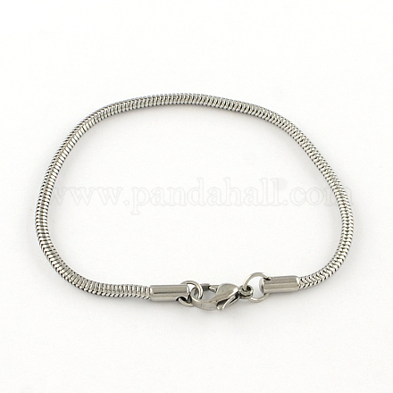 304 in acciaio europeo braccialetti di stile inossidabile per la produzione di gioielli X-PPJ-R002-01-1