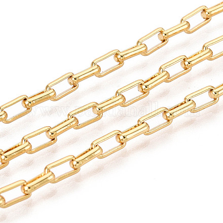 Латунные прямоугольные цепи&nbsp;CHC-T018-49G-1