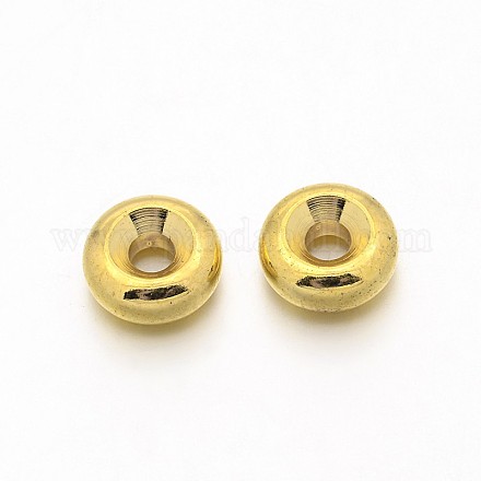 Brass Spacer Beads KK-E640-02-8mm-G-1
