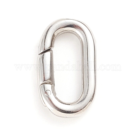 304 Stainless Steel Spring Gate Rings STAS-I133-08A-1