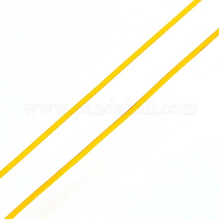 韓国製弾性水晶の線  ストレッチブレスレットストリング  ラウンドビーズコード  ゴールド  0.8mm  約38.27ヤード（35m）/ロール EW-L003-0.8mm-05-1