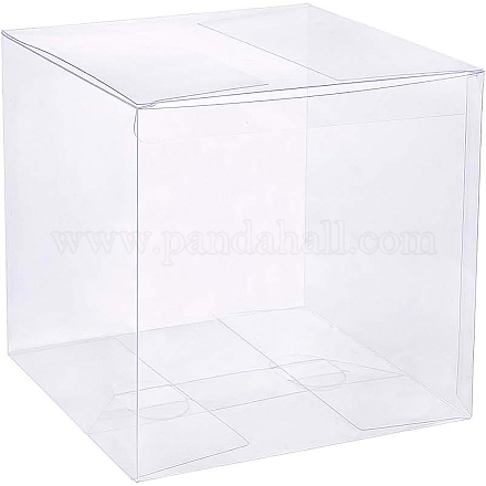 Benecreat 10 Uds cajas transparentes para el favor de la boda 5.5x5.5x5.5
