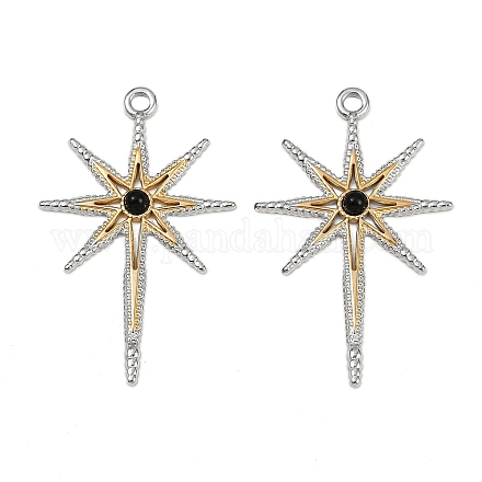 Подвески из натурального черного оникса (окрашенные и нагретые) STAS-L290-48GP-1