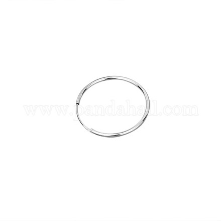 925 orecchini a cerchio da donna in argento sterling EJEW-BB71541-C-1