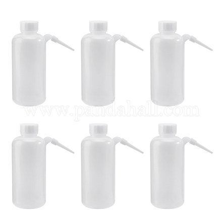 Bottiglie di lavaggio unitario in plastica graduata a bocca larga AJEW-WH0104-33-1