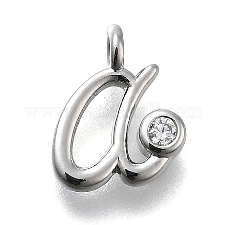 Латунные микро проложить кубического циркония подвески KK-B132-12P-A-1