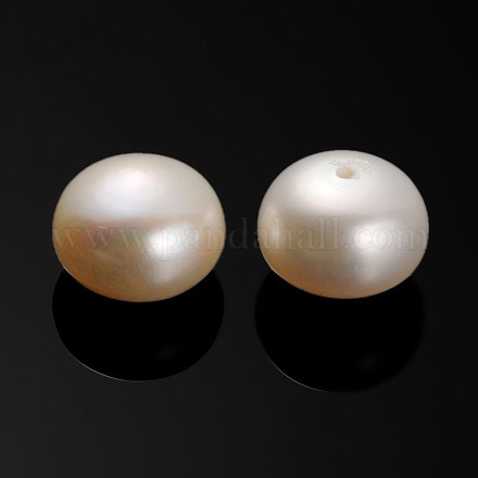 Natur kultivierten Süßwasser Perlen PEAR-E001-01-1