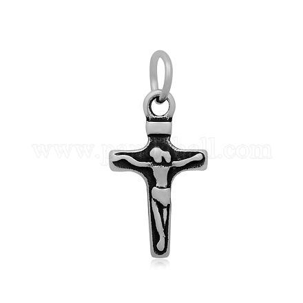 Crucifix Cross 316 Stainless Steel Pendants STAS-I061-014-1