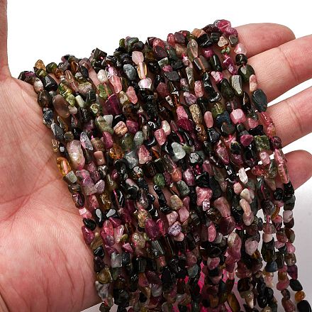 Натуральный турмалин бисер нитей G-I389-A13-1