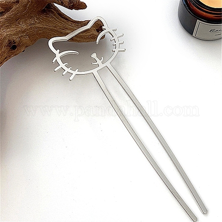 Вилки для кошачьей шерсти из сплава PW-WG7E0CC-02-1