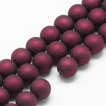 Chapelets de perles en acrylique de style caoutchouté MACR-S835-20mm-04-1